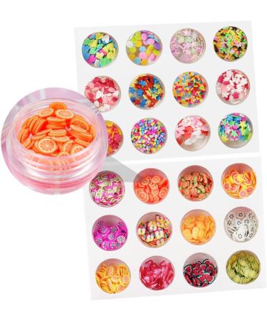 DOITOOL 72 Boxes Fruit Slice DIY Manicure Polymer Clay Cellphone Craft Slice Activator 3d Stickers Fruit Stickers 3d Polymer Slices Kit De Manicura Pendant Charm Beads Nail Accessories - Buy Online on GoSupps.com