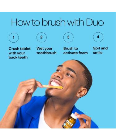 Duo Toothpaste Tablets Bundle | Nano-Hydoxyapatite (nHA) Original + Immunity (Vitamin D3 +B12) | Remineralize, Reduce Sensitivity - Buy Online on GoSupps.com