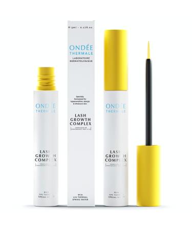 Eyelash Serum & Eyebrow Serum - Growth-Boosting Lash Serum 35% Thicker Lashes Natural Eye Lash Serum Growth Grande Lash Serum with Hyaluronic Acid and Vitamins B & E UK Lash Growth Serum