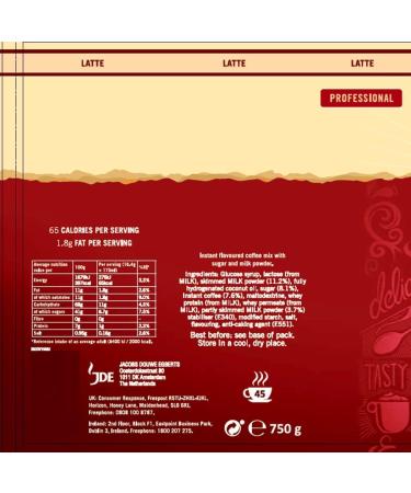 Kenco Latte Instant Coffee 750g - Rich and Creamy Coffee Drink (1 Pack) - Buy Online on GoSupps.com