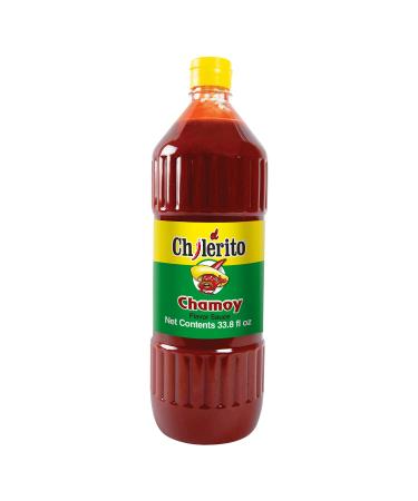EL CHILERITO Sauce Chamoy Flavor 1L/ 33.8 Fl. Oz - Mexican Food - For Sweets, Snacks, Fruits, Drinks And Cocktails - Mexican Flavor - To Share With Friends And Family - Kosher - Natural Ingredients - Chili - Chamoy Chamoy  - Buy Online on GoSupps.com