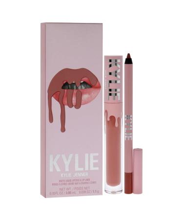 Kylie Cosmetics Matte Lip Kit - 802 Candy for Women | 2 Pc Matte Liquid Lipstick & Lip Liner - International Shipping Available - Buy Online on GoSupps.com