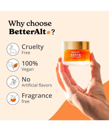 Kesar Face Mask for Nighttime Skin Care | Turmeric Saffron Niacinamide & Green Tea | Intense Hydration & Radiant Glow | 100% Vegan & Cruelty Free | 50 ml - Buy Online on GoSupps.com