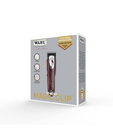 Wahl 5 Star Cordless Magic Clip Professional Hair Clippers - Pro Haircutting Kit for Blunt Cuts - Adjustable Taper Lever, Crunch Blade, Lightweight - Barbers Supplies - Buy Online on GoSupps.com
