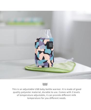 Portable Black USB Baby Bottle Warmer - Travel-Friendly Infant Milk Heater for Home & Car Use - Buy Online on GoSupps.com