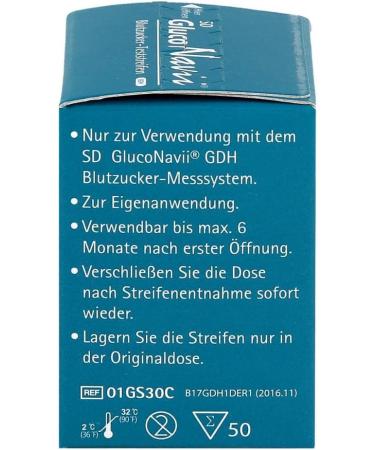 Buy SD Gluconavii GDH Blood Sugar Test Strips - 50 Pieces | Fast International Shipping - Buy Online on GoSupps.com