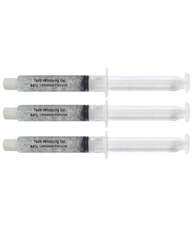 Bright White Smiles Teeth Whitening Gel Syringe Refill Pack, 44% Carbamide Peroxide, 10ml Syringes (3 XL 10cc (30cc Total) 44% Carbamide Peroxide)