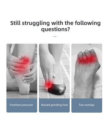 Jhtsole Toe Separator & Spacers - Cushioned Toe Slippers for Bale & Hammer Toes - 2 Pairs (White + Beige) | Comfort & Forefoot Support - Buy Online on GoSupps.com