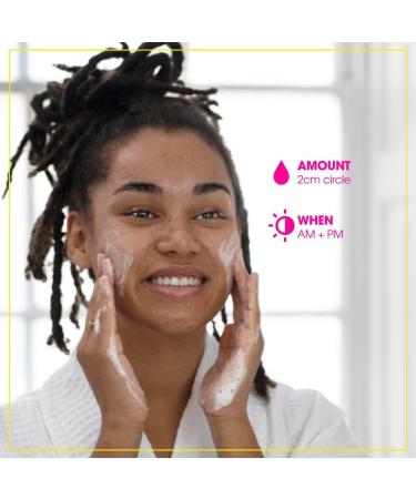 Clear Skin Days Clarifying Face Cleanser with 2% Salicylic & 2% Glycolic Acid - Deep Cleans Exfoliates Reduces Oil Unclog Pores and Resurface Skin- Perfect For Acne-Prone Skin 150ml - Buy Online on GoSupps.com