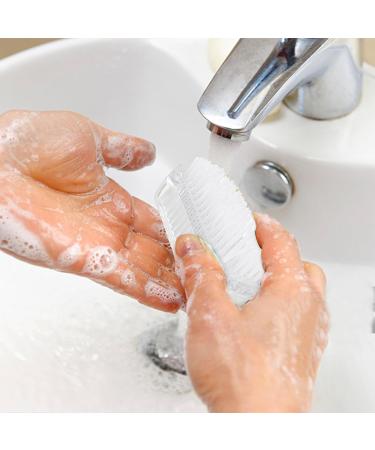Jortmrd 8-Piece Double-Sided Hand Brush Set Nail Brush & Hard Bristle Cleaning Brushes with 2 Nail Files for Fingernails & Sinks Ideal for Home & Bathroom Use - Buy Online on GoSupps.com