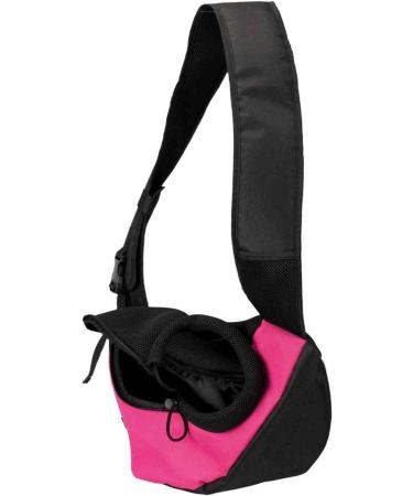 Trixie 28956 Front Bag Sling - Pink/Black 50x25x18 cm | International Shipping Available - Buy Online on GoSupps.com