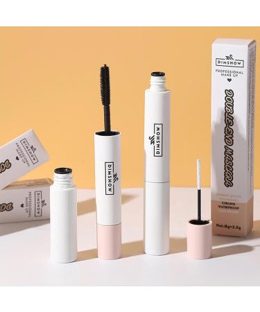 Mascara Volume and Length | Tubing Eyelash Double Ended Mascara Black Waterproof | Eyelash Mascara Volumising and Lengthening For Women Girls Pochy - Buy Online on GoSupps.com