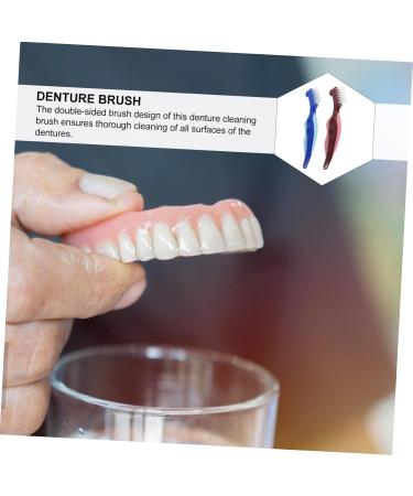 Minkissy 4-Piece Travel Toothbrush Set for Seniors | Portable Prosthesis Brushes - Perfect for On-the-Go Care - Buy Online on GoSupps.com