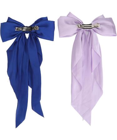 Big Bow Hair Clips Big Hair Ties Long Tail Double Layer for Women - Buy Online on GoSupps.com
