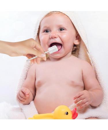 Wobblo Newborn Gauze Toothbrush - Mundgazze Paper Handle Double-Aged Cotton Yarn 30 Pieces/Barrel for Home Hotel and Travel - Buy Online on GoSupps.com