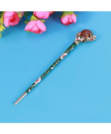 FRCOLOR Chinese Hair Sticks Vintage Rhinestone Hair Chopsticks Pearl Hair Chopsticks Hairpin Chignon Pin for Women Girls (Brown) - Buy Online on GoSupps.com