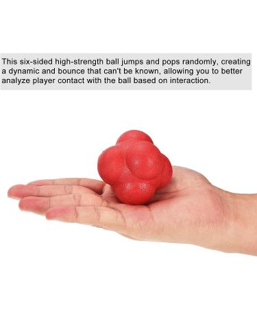 Patikil Bounce Reaction Ball - Red | Coordination & Agility Training for Speed Reflexes with TPR Material - Buy Online on GoSupps.com
