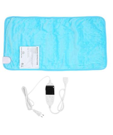 Mokernali Electric Heated Blanket 60 x 30 cm LCD Display Plush Blankets for Home for Back Neck and Shoulder 220-240 V