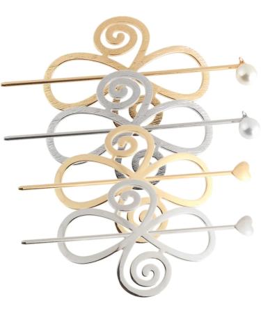 minkissy 8 Sets Hairpin Tiaras for Girls Medium Hair Clips for Women Hair Barrettes for Women Hair Clips Metal Girl Hair Clips Hair Ponytail Hair Chopsticks for Women Korean Miss Alloy Tool - Buy Online on GoSupps.com