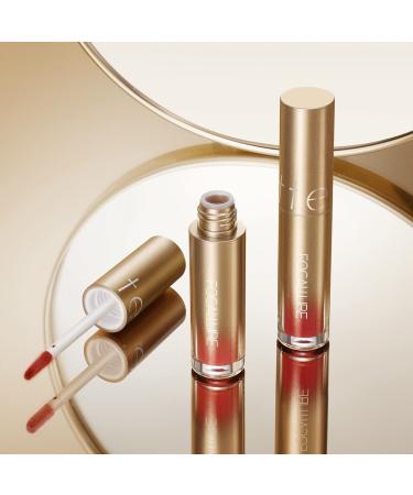 FOCALLURE Velvet Lip Lacquer - Lightweight Matte Liquid Lipstick for Long-Lasting Color | Soft Matte Lip Cream | Non-Stick Cup Lip Gloss P04 - Buy Online on GoSupps.com