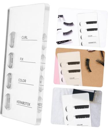 Housoutil Eyelash Board Eyelash Display Boards Lash Tools Lash Trays Hand Lash Holder Pallet Lash Plates Eyelash Pallet Holder Eyelash Grafting Tools Lady Tools Tile Acrylic Console Crystal - Buy Online on GoSupps.com