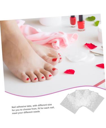  POPETPOP POPETPOP 100 sheets long press on nails nail tape to press on nails false nail stickers nail glue sticky tabs for nails - Buy Online on GoSupps.com