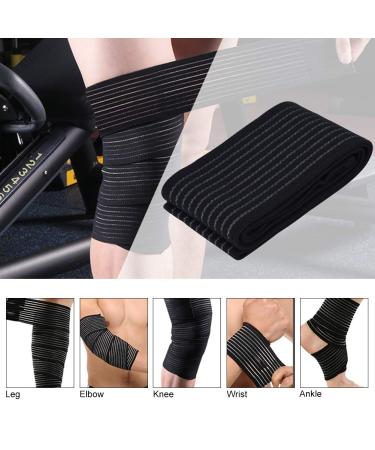 Extra Long Knee Brace & Compression Bandage for Men & Women - Support Sleeve for Running & Basketball - International Shipping Available - Buy Online on GoSupps.com