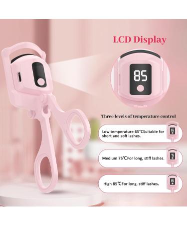 Buy Rechargeable Heated Eyelash Curlers - 3 Heating Modes & Digital Display | Fast International Shipping - Buy Online on GoSupps.com