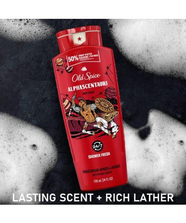 Old Spice Body Wash for Men AlphaScentauri Long Lasting Lather 24.0 fl oz (Pack of 8) - Buy Online on GoSupps.com