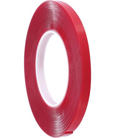 10m Nail Art Adhesive Double Sided Tape Red Film Clear Tape for Nail Display Lens Manicure Tool - Buy Online on GoSupps.com