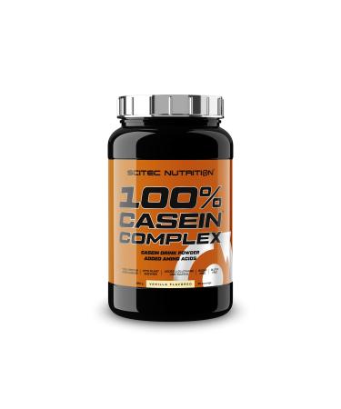 Scitec Nutrition 100% Casein Complex Micellar Casein Based Casein Complex with L-Glutamine Taurine and Plant Enzymes 920 g Vanilla Vanilla 920 g