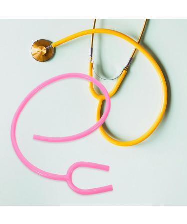 Stethoscope Tubing Replacement Kit - 3pcs Single Bore Tube Accessory in Pink - International Shipping Available - Buy Online on GoSupps.com