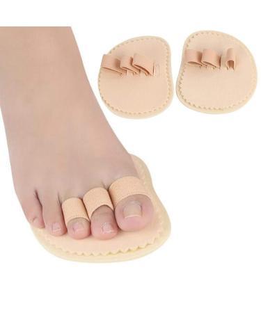 1 Pair Toe Straightener Hammer Toes Corrector with 3 Holes for Claw Toe Mallet Toe Contracted Toe and Cured Toe Hammer Toe Splint