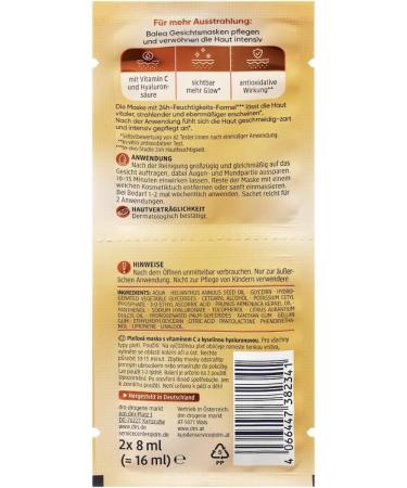  Balea Professional Balea Beauty Expert Vitamin C Serum Cream SPF 30 (50 ml) + Vitamin C Face Mask (15 ml) + Bonus Gua Sha Facial Massage - Buy Online on GoSupps.com