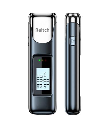 Reitch C10 Breathalyzer, Professional-Grade Accuracy, Rechargeable, Portable Breath Alcohol Tester for Personal & Professional Use