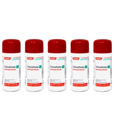 Special Pack of 5 TOLNAFTATE Powder 1% RUGB 45Gram X 5