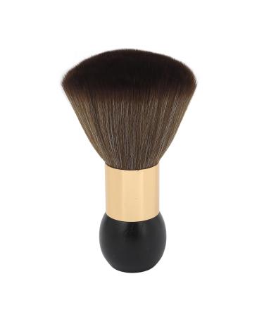 ANGGREK Nylon Hair Shaving Brush Neck Dust Brush with Wooden Handle Shaving Brush for Men Broken Hair Removal
