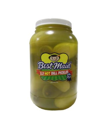 Best Maid Whole Hot Dill Pickles 1gal