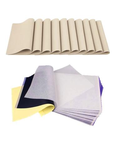 SOTICA Tattoo Skins with Transfer Paper, 10pcs Tattoo Practice skins Fake Skin Tattoo and 20pcs Thermal Transfer Paper Tattoo Template Paper for Tattoo Supplies(all 30pcs) 10pcs skin +20pcs transfer paper - Buy Online on GoSupps.com