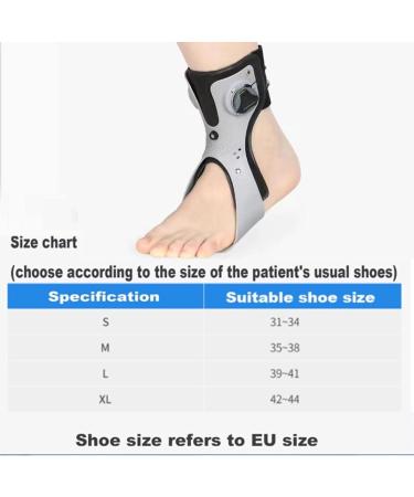 Buy Drop Orthosis Ankle Support for Hemiplegia - XL Left Foot Stabilizer for Stroke Recovery - Buy Online on GoSupps.com