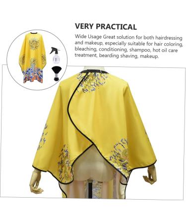 FRCOLOR 1 Set Hairdressing Cloth Set Transparent Cape Hairdressing Tools Barber Brush Spray Bottle Scarf Hair Spray Bottle Hair Beauty Tool Hair Dye Apron Accessories - Buy Online on GoSupps.com