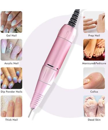 Professional Nail Drill Machine 35000RPM Electric Nail Drill Rechargeable Efile Nail Drill for Acrylic Gel Nails Portable Pedicure Drill Set Nail Buffer Manicure Pedic White - Buy Online on GoSupps.com