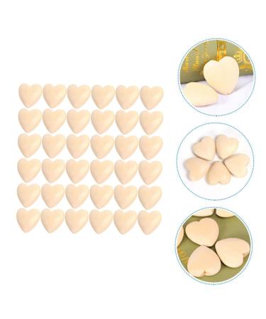 Ibasenice 150 PTH Unfinished Peach Herz Heart Wood Pearls - Loose Pearl Spacer Beads for Jewelry Making & Home Decor - Buy Online on GoSupps.com