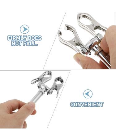 Buy Moxibustion Clip Mugwort Burner - Stainless Steel Moxa Stick Holder 16x6.5 cm for Moxa-Sticking Support - Buy Online on GoSupps.com