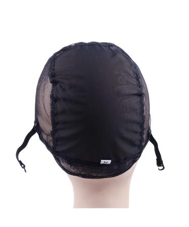YANTAISIYU 1Pc Wig Cap with Elastic Band and Hair Clips for Wig Making - Black M - Buy Online on GoSupps.com