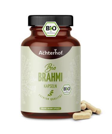 Brahmi capsules organic | 160 capsules | 500mg per capsule | laboratory tested | Bacopa Monnieri - Ayurveda | vegan | memory plant