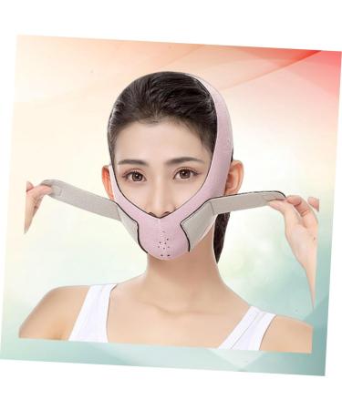 DOITOOL Facial Slimming Thin Peel off Belt Slimming Belt Double Chin Strap V-line Belt Strap Shaping Cheek Slimming Hydrating Thin Artifact Pink - Buy Online on GoSupps.com