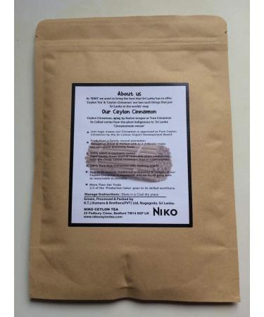 NIKO Ceylon Cinnamon Powder - 200g Pack | Pure & Aromatic | No GMOs | Direct from Sri Lankan Plantation - Buy Online on GoSupps.com