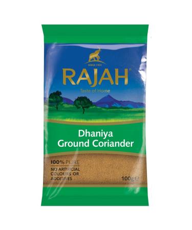 Rajah Ground Dhaniya 100g Bags (Pack of 10)