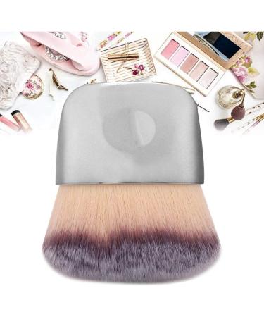 Mini Makeup Brush Foundation Makeup Brush with Short Handle Portable Powder Blush Brush with Soft Hair Beauty Tool for Women (Silver) - Buy Online on GoSupps.com